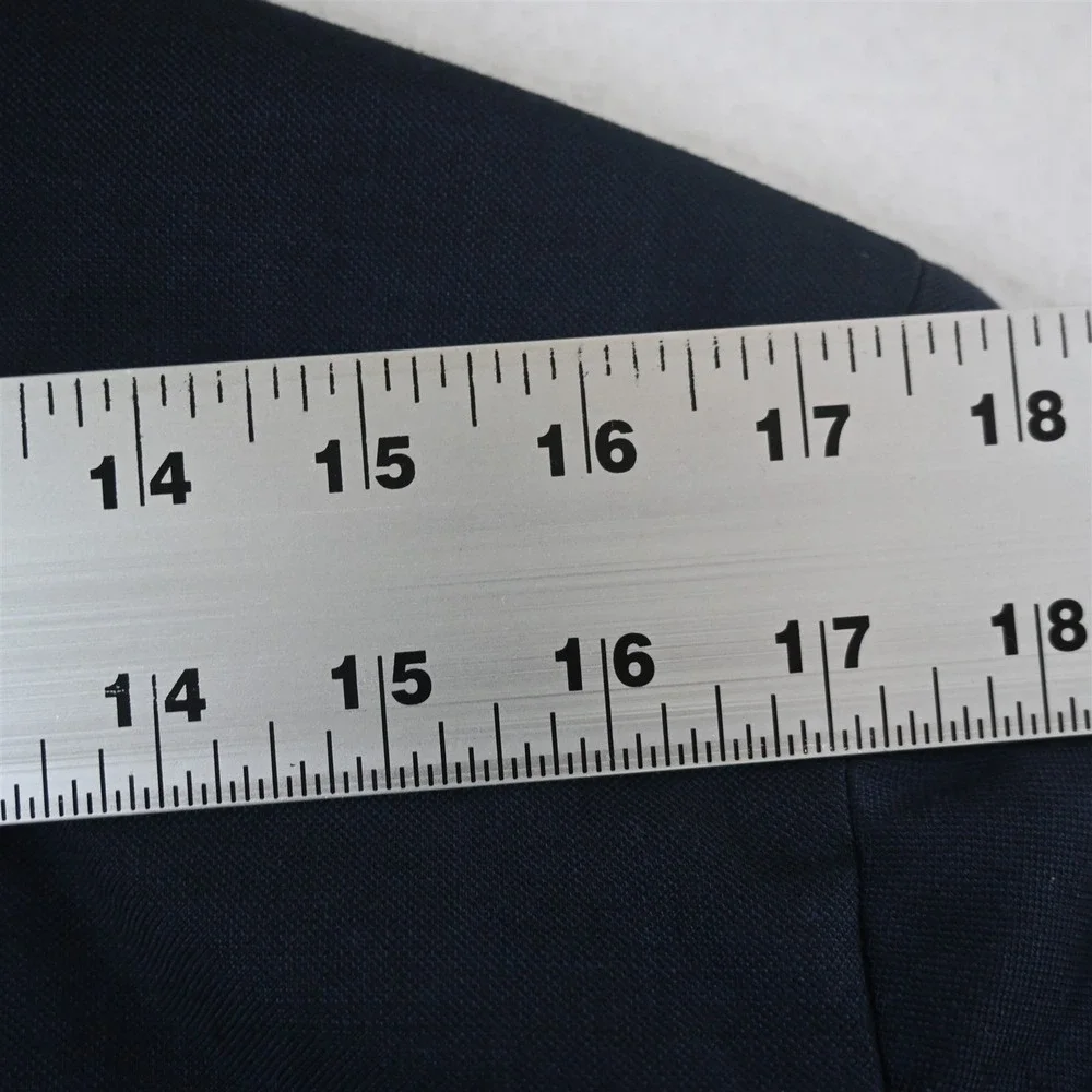 Pronto Uomo‎ 36R Blue 100% Wool Mens Blazer Suit Jacket Sport Coat